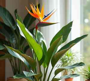 Bird of paradise(Strelitzia reginae)