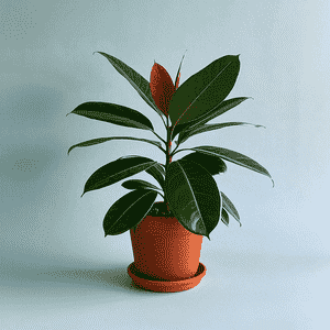 Rubber tree(Ficus elastica)