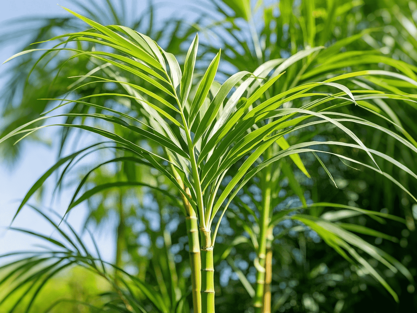 Bamboo palm(Chamaedorea seifrizii)