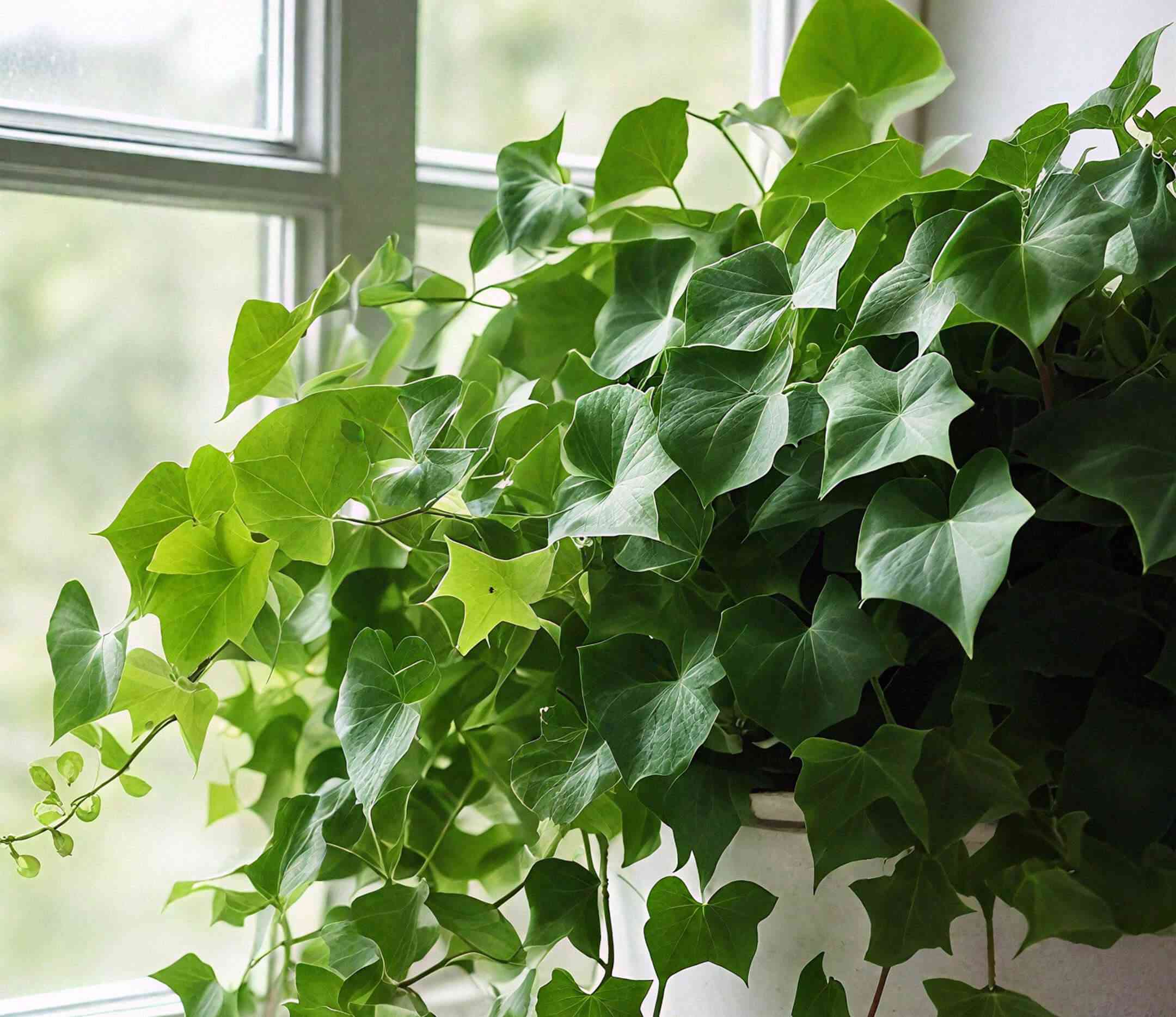 Algerian ivy(Hedera canariensis)